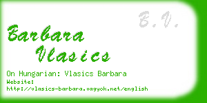 barbara vlasics business card